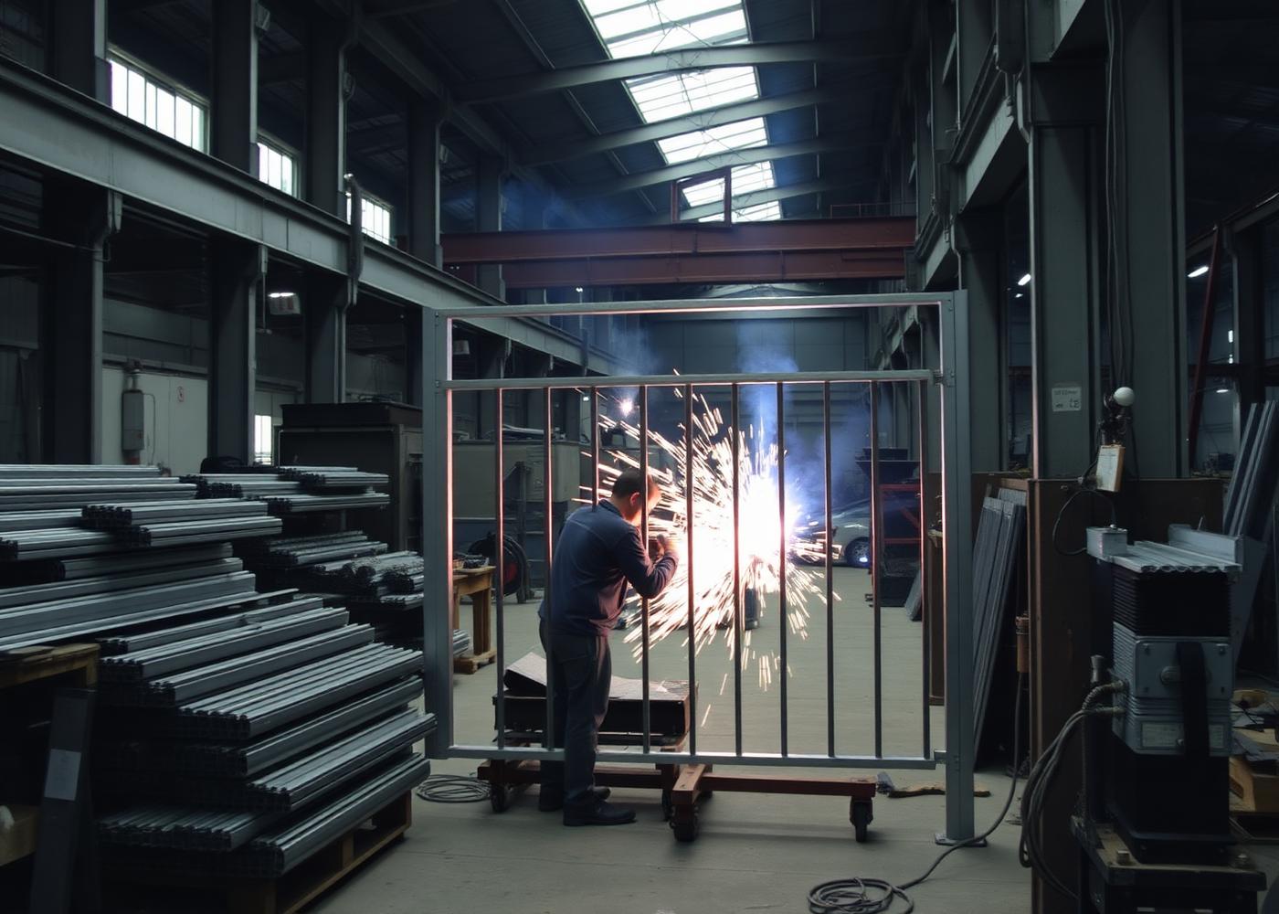 Fabrication de structures et équipements en atelier